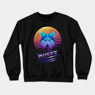 Cyberpunk Husky Crewneck Sweatshirt